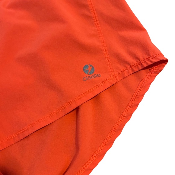 Oiselle Running Shorts Orange Peach Size 6 - Picture 5 of 6